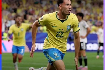 Gabriel Martinelli lori Brazil semo ba jornada 16 kopa mundiál