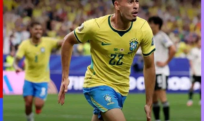 Gabriel Martinelli lori Brazil semo ba jornada 16 kopa mundiál