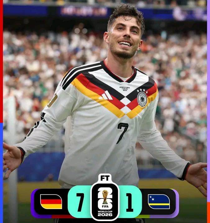 Kopa Mundiál 2026: Alemaña lulun Coração 7-1