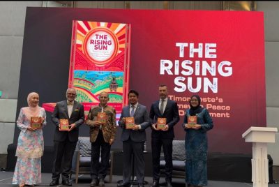 Ramos-Horta partisipa lansamentu livru “The Rising Sun: Timor-Leste’s Journey to Peace and Development”