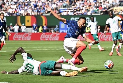 Golu rua husi Manu Aman Mbappé lori Fransa manán Senegal 3-1