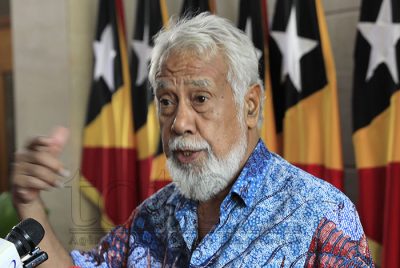 PM Xanana relata servisu Governu ba Xefe Estadu