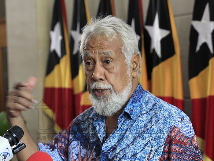 PM Xanana relata servisu Governu ba Xefe Estadu