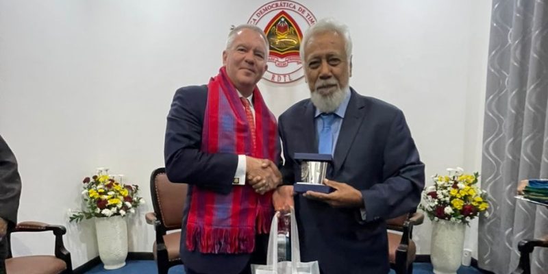 Sekretáriu Estadu Adjuntu EUA Michael George DeSombre konklui vizita iha Timor-Leste