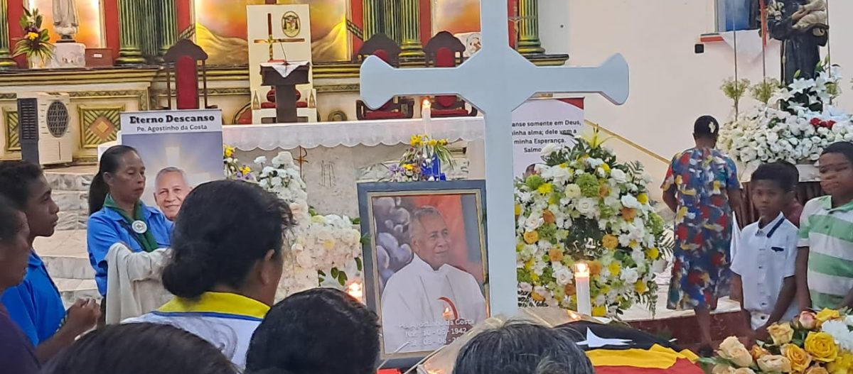 Aban, sei haloot Padre Agostinho da Costa iha semitériu dioseze
