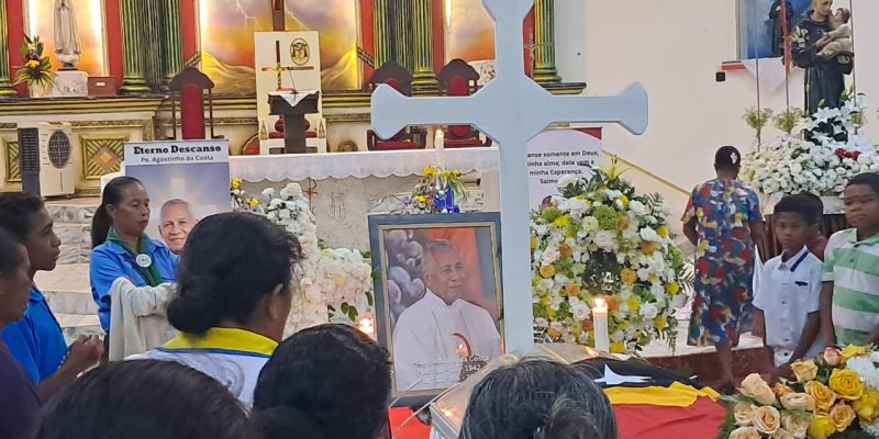 Aban, sei haloot Padre Agostinho da Costa iha semitériu dioseze