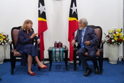 Diretora ADB despede PM Xanana hafoin ramata misaun iha TL