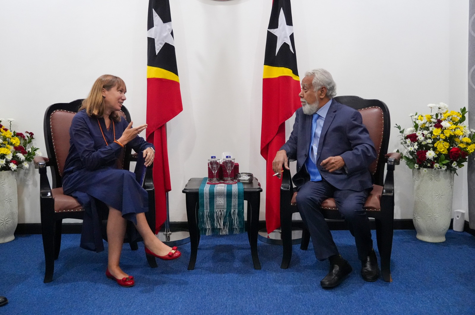 Diretora ADB despede PM Xanana hafoin ramata misaun iha TL