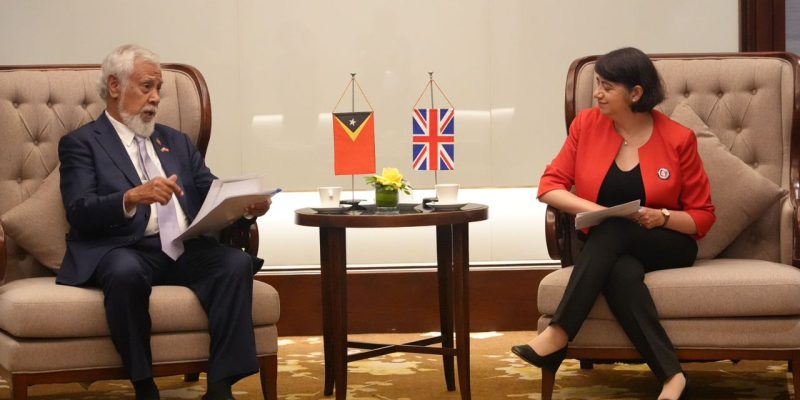 Xanana apresia envolvimentu Reinu Unidu iha ASEAN atu apoiu ba dame iha rejiaun