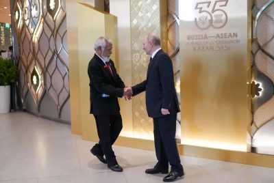 PM Xanana hasoru malu ho Vladimir Putin iha Simera Rúsia-ASEAN
