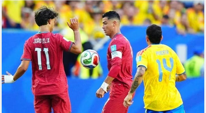 Joga ho disiplina, Portugál silu Kolombia la tuun iha Kopa Mundiál
