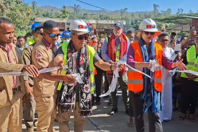 Austrália apoiu Timor-Leste inaugura Projetu Pilotu Estrada Reziliénte ba Klima iha Railaku
