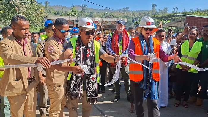 Austrália apoiu Timor-Leste inaugura Projetu Pilotu Estrada Reziliénte ba Klima iha Railaku