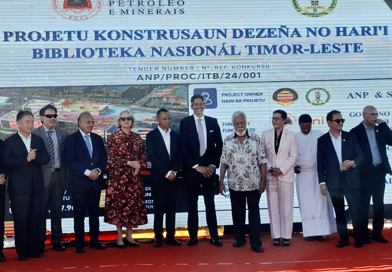 Konstrusaun Biblioteka Nasionál hahú, Xanana apela atu dokumenta istória no kultura Timor-Leste