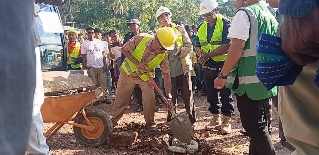 Governu hatuur fatuk-inan ba obra reabilitasaun estrada Uatakaelale iha Uatulari