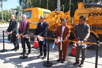 Japaun entrega viatura limpeza alta presaun ba CNEFP Tíbar
