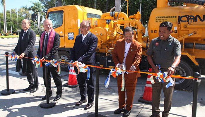 Japaun entrega viatura limpeza alta presaun ba CNEFP Tíbar