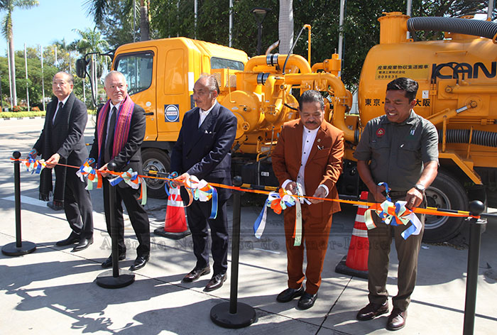 Japaun entrega viatura limpeza alta presaun ba CNEFP Tíbar