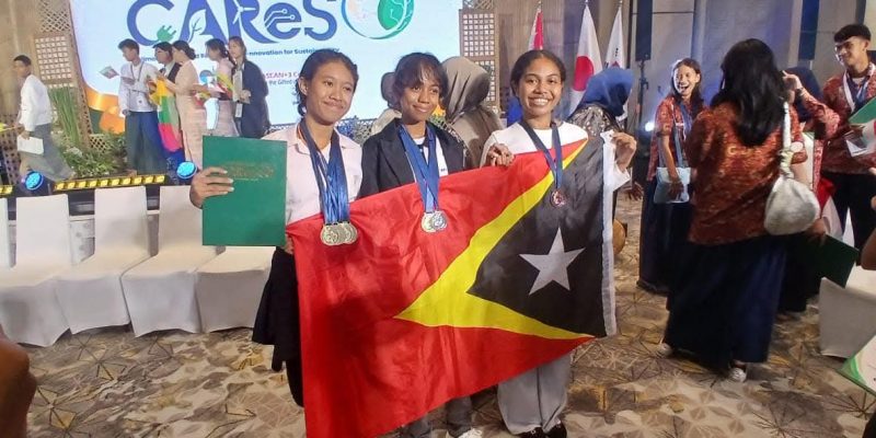 Estudante EBC hetan medalla iha kompetisaun ASEAN Three Plus Junior Science Odyssey Filipina
