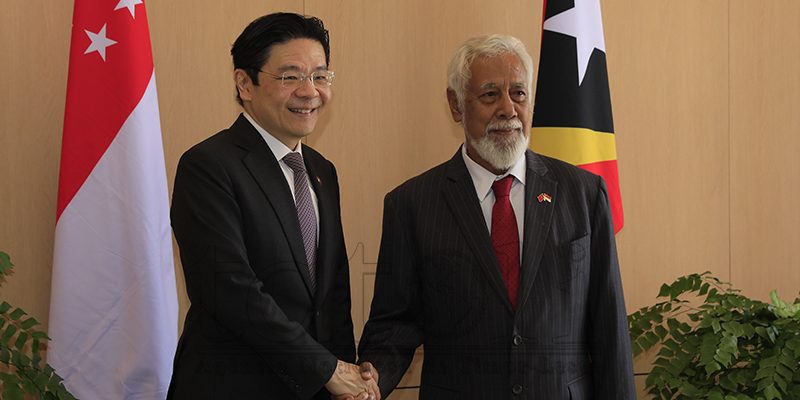 Timor-Leste no Singapura iha kompromisu sai parséria estratéjiku ba desenvolvimentu