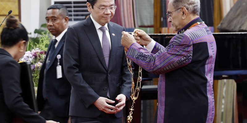 Ramos-Horta kondekora PM Singapura ho grande orden kolár Timor-Leste