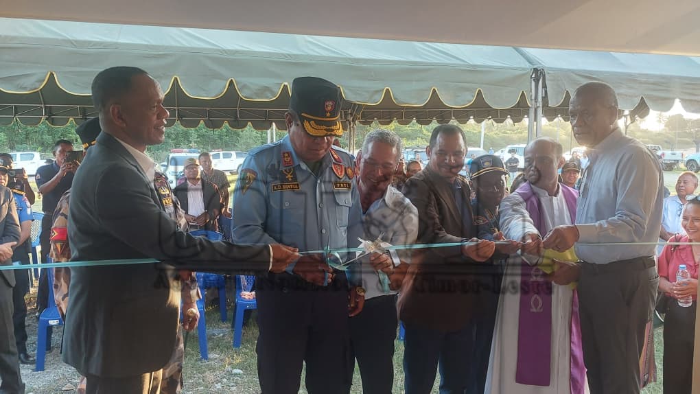 Governu inaugura postu UPF iha Aeroportu Kovalima