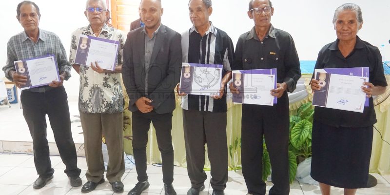 KFP atribui sertifikadu apresiasaun ba funsionáriu reformadu na’in-49 iha Oekusi