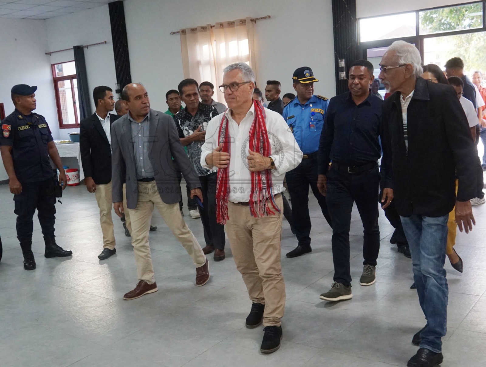 Loron dahuluk, Komisaun kongresu internasionál CPLP observa Monumentu Lifau no Otelária