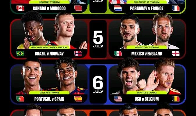 Nasaun 16 hakat ba jornada 16 Kopa Mundiál 2026
