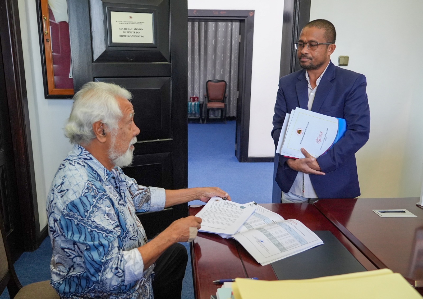 ADN atualiza progresu projetu infraestrutura ba PM Xanana