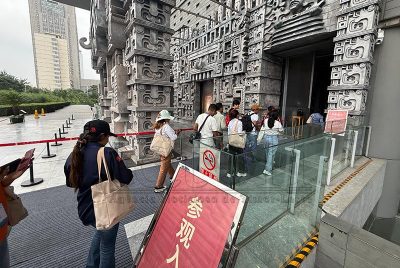 Jornalista Timor-Leste vizita Muzeu Nasionál Beijing