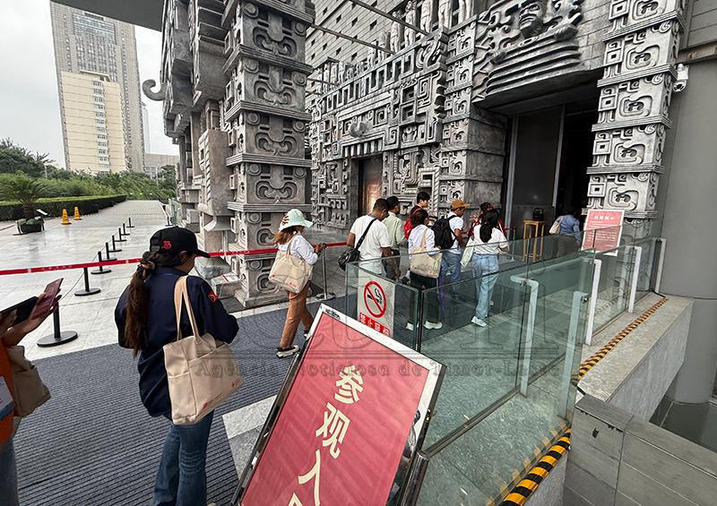 Jornalista Timor-Leste vizita Muzeu Nasionál Beijing