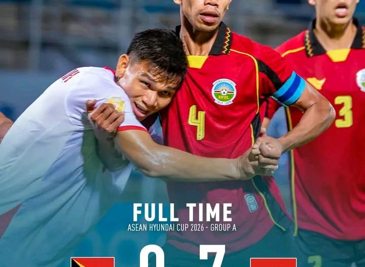 Vietname halakon Timor-Leske 7-0 iha Hyundai Cup 2026