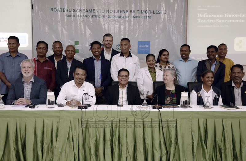 UNICEF-MS hametin Roteiru Nasionál ba Saneamentu no Ijiene